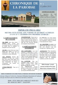 Chronique n°1